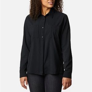 Women's Essential Elements™ Woven Long Sleeve Shirt
Black: 2X